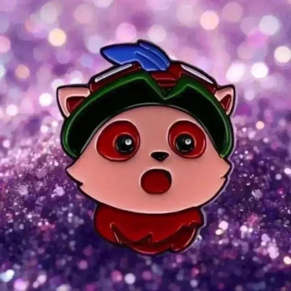 League of Legends Teemo Surprised Enamel Pin – Cute Gamer Collectible